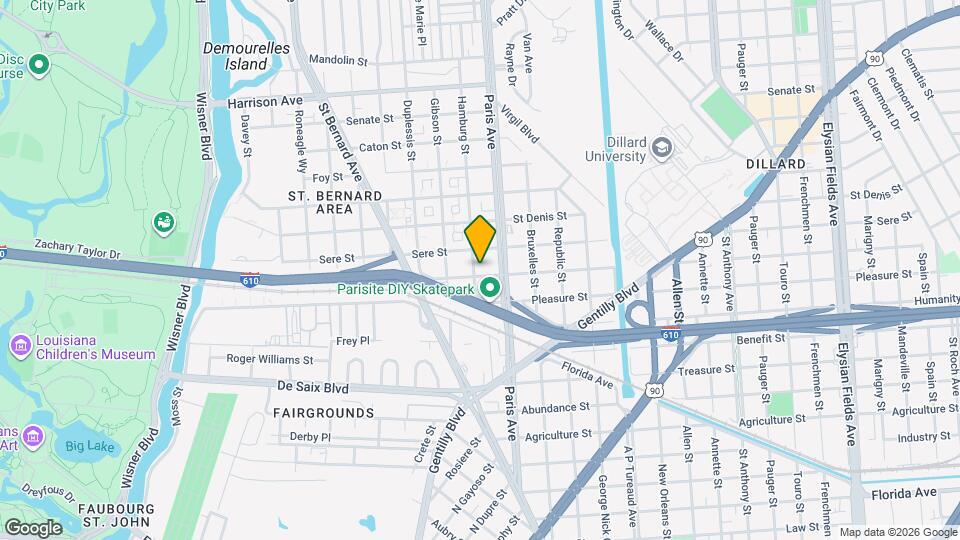 3509 Hamburg St Map and Location Details