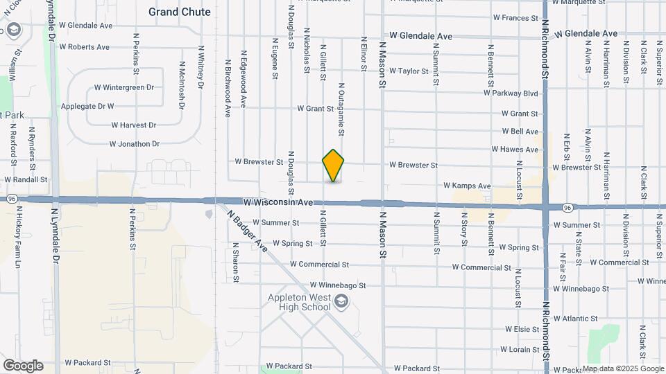 1415 W Kamps Ave Map and Location Details