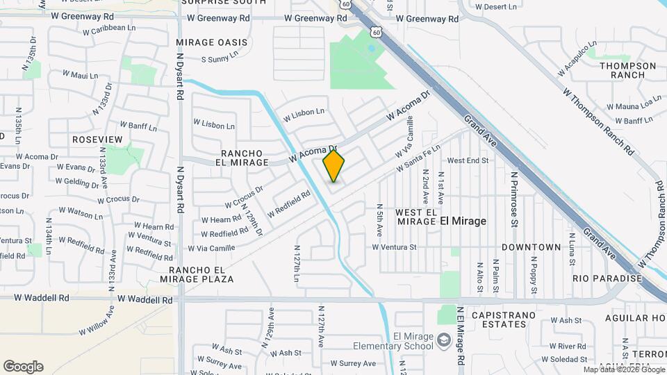 14509 N 126th Ave Map and Location Details