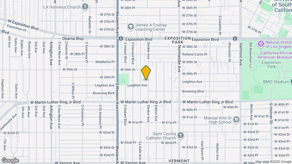 3937 Denker Ave, Unit 3937and one forth Mapa y Detalles de la Ubicación