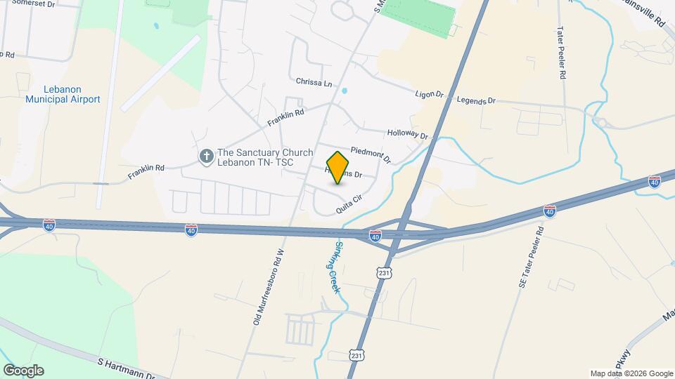 105 10 Throw Dr Map and Location Details