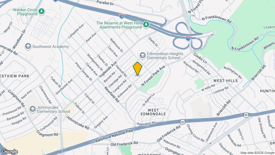 1530 Kirkwood Rd Map and Location Details