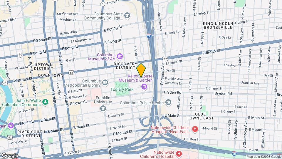 576-582 Franklin Ave Map and Location Details