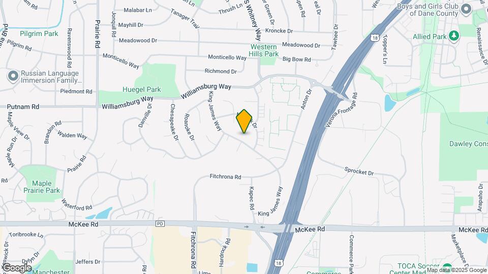 2931 King James Way Map and Location Details