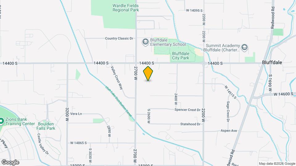 14512 S 2585 W Mapa y Detalles de la Ubicación
