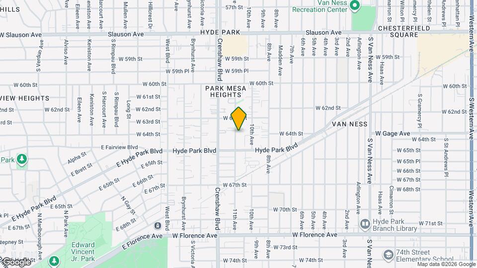 6338 11th Ave Map and Location Details