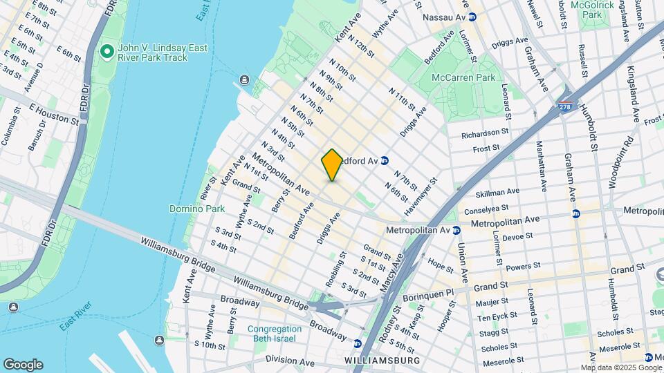 241 Bedford Ave Map and Location Details