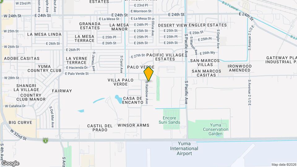2911 S Rainbow Ave Mapa y Detalles de la Ubicación