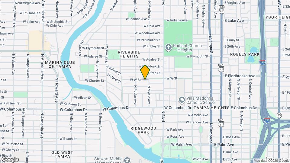 806 W W St Map and Location Details