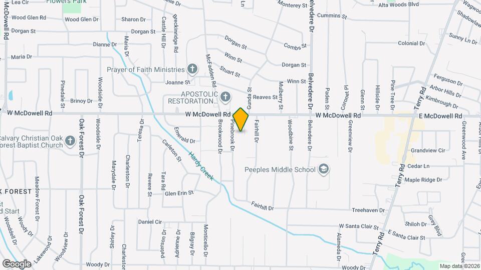 2849 Engleside Dr Map and Location Details