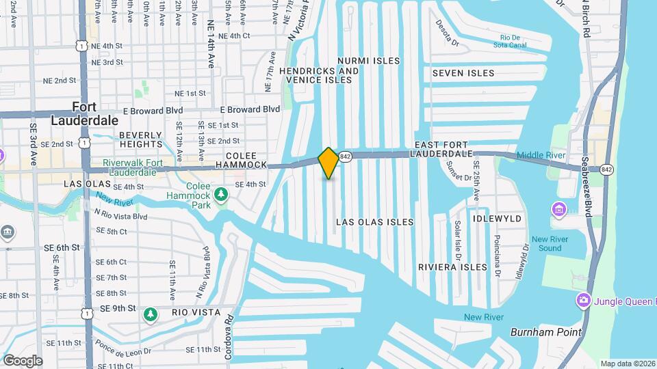 401 Coconut Isle Dr Map and Location Details