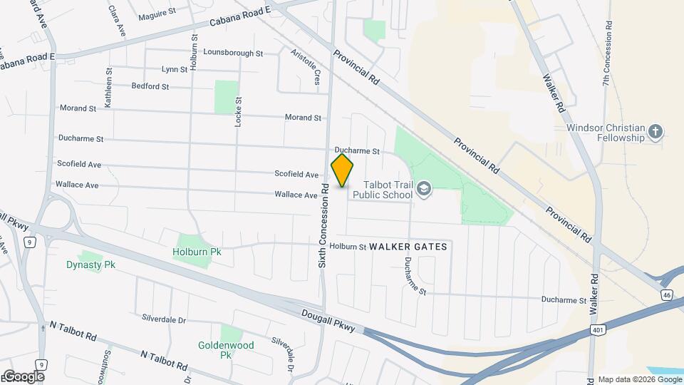4033 Cosenza St Map and Location Details