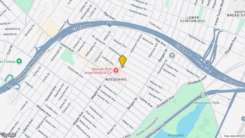 195 Lehigh Ave Map and Location Details