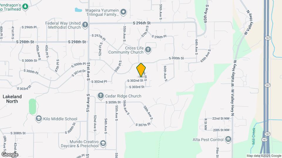 5668 S 302nd St Mapa y Detalles de la Ubicación