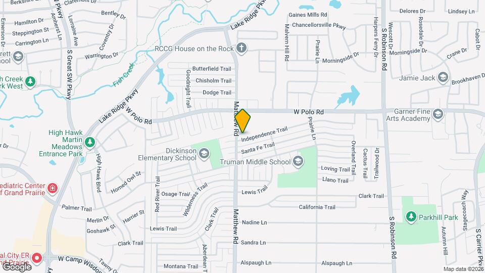 1722 Independence Trail Map and Location Details