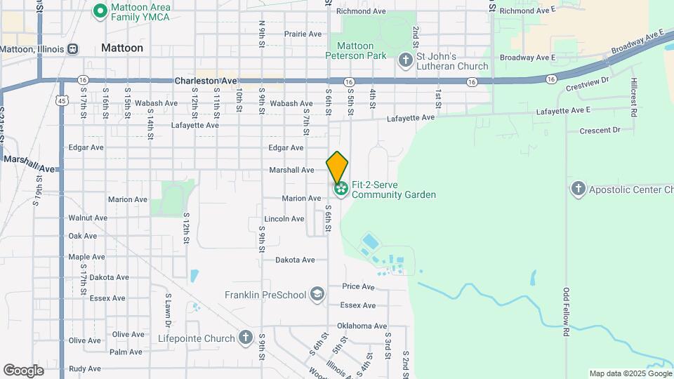 616 S 6th St Map and Location Details