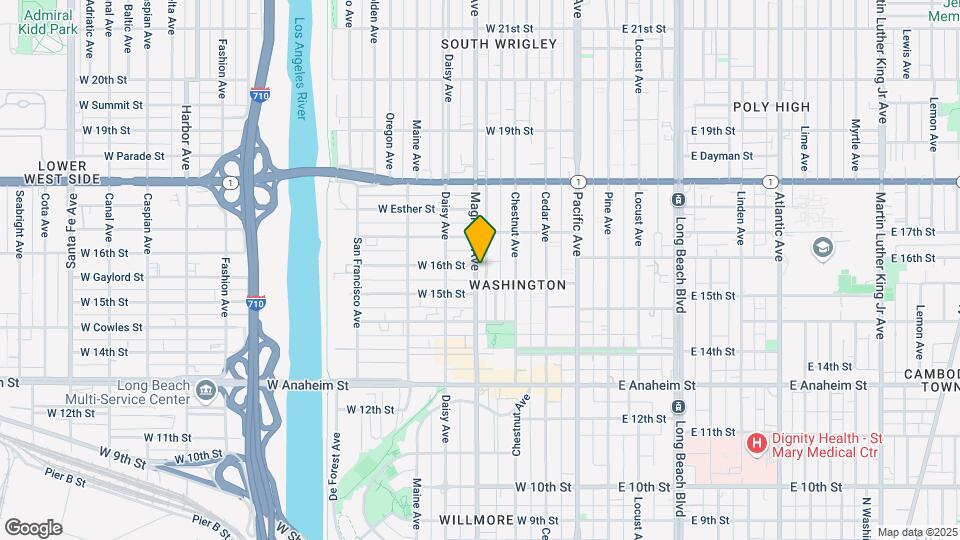 1518 Magnolia Ave Map and Location Details