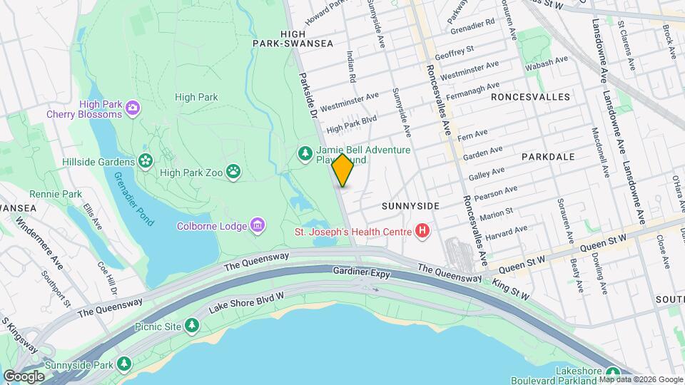 115 Parkside Dr Map and Location Details