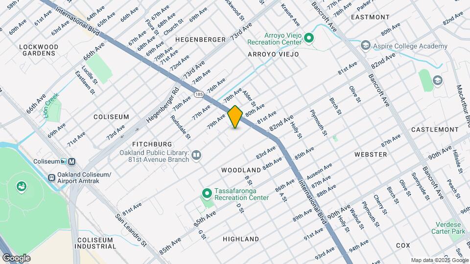 1376-1374 1378 1380 80th Ave Mapa y Detalles de la Ubicación