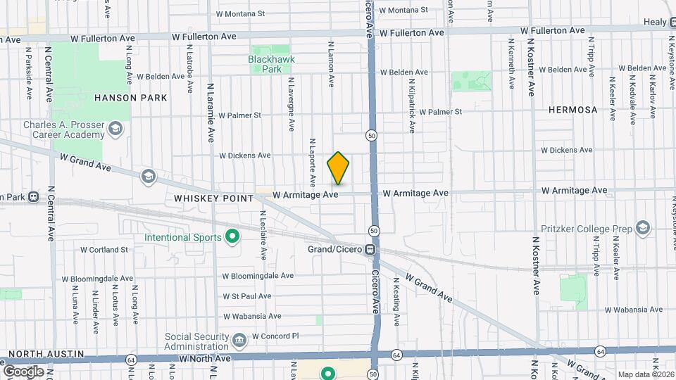 4854 W Armitage Ave Map and Location Details