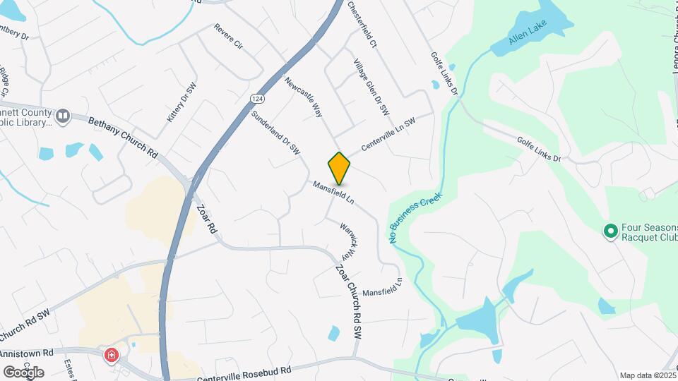 3338 Mansfield Ln Map and Location Details