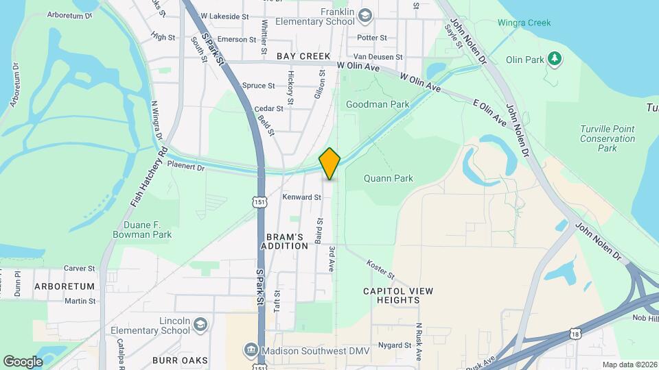 1721 Baird St Mapa y Detalles de la Ubicación