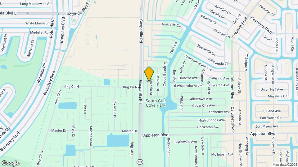 10087 Amicola St Map and Location Details