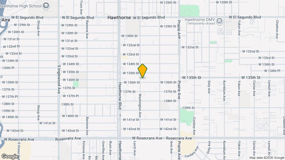 4249 W 136th St Mapa y Detalles de la Ubicación
