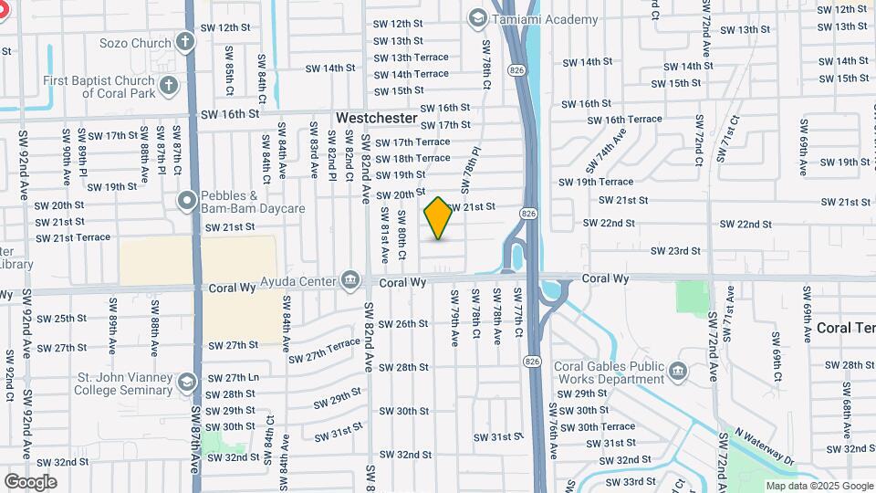 7920 SW 22nd St Map and Location Details