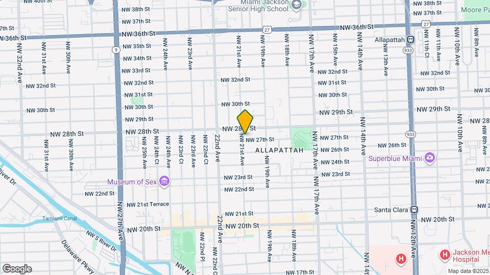 2701 NW 21st Ave Map and Location Details