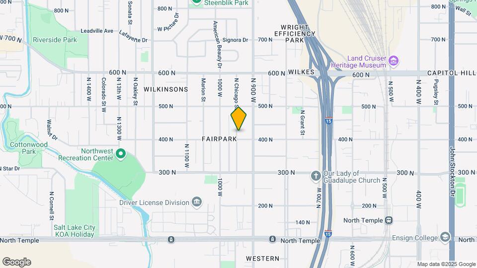 406 N Chicago St Map and Location Details