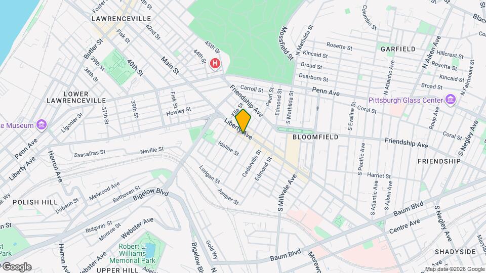 4610 Liberty Ave, Unit 3rd floor Mapa y Detalles de la Ubicación