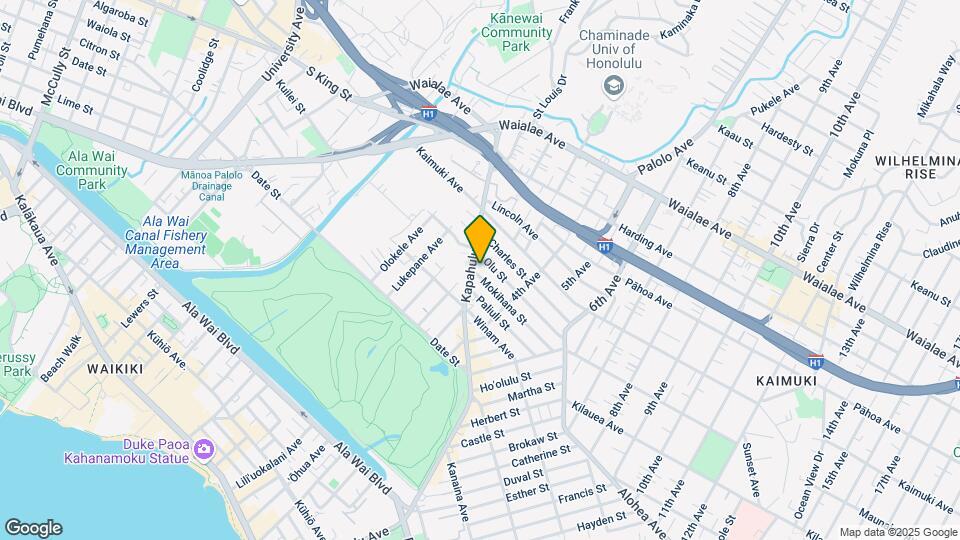 3108 Mokihana St Mapa y Detalles de la Ubicación