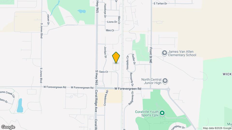 1599 Burr Dr Map and Location Details