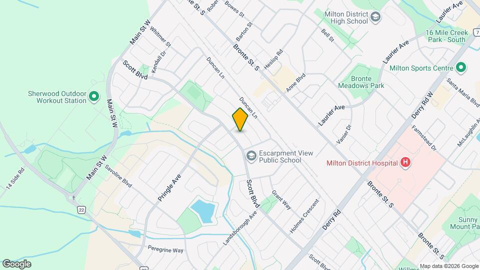 316 Dalgleish Garden Map and Location Details