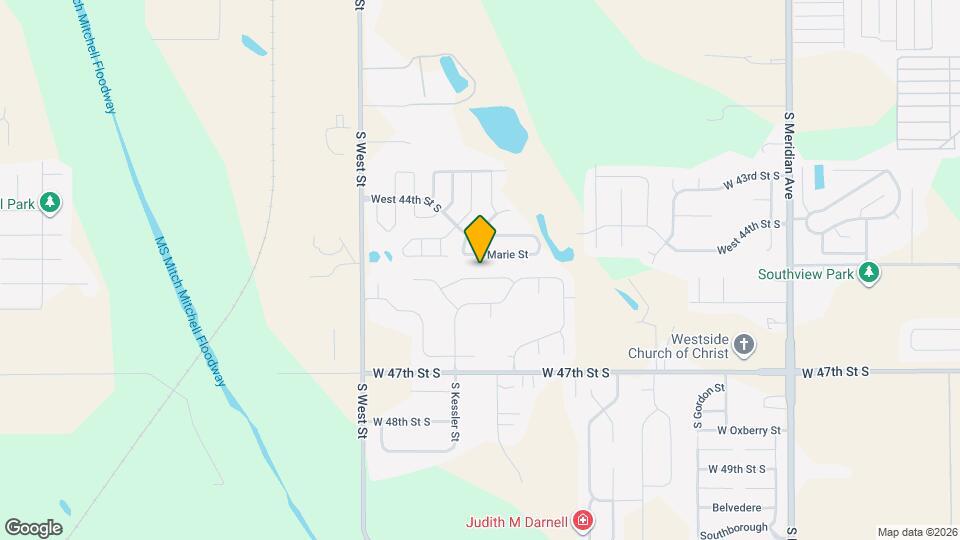 3518 W 45th St S Mapa y Detalles de la Ubicación