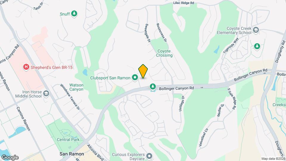 460 Bollinger Canyon Ln Map and Location Details