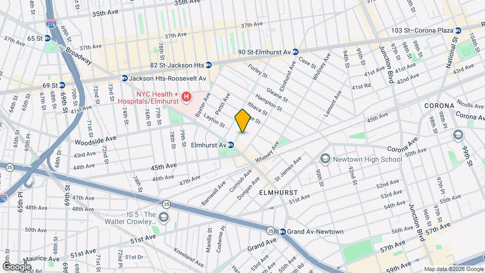 83-30 Vietor Ave Map and Location Details