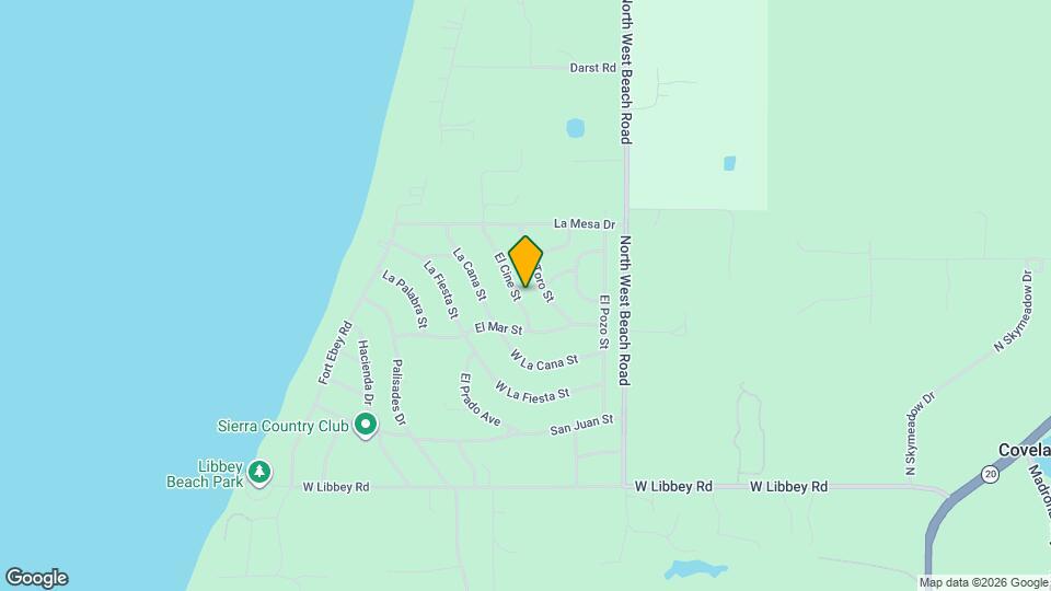 734 El Cine St Map and Location Details