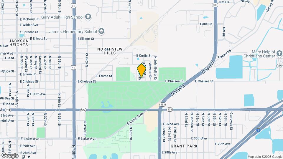 4401 Atwood Dr Map and Location Details