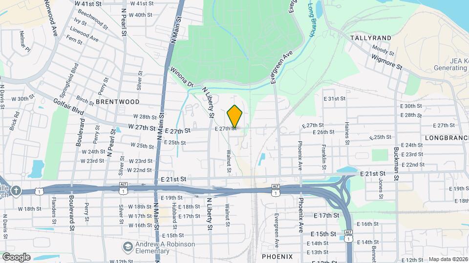 402 E 27th St Map and Location Details