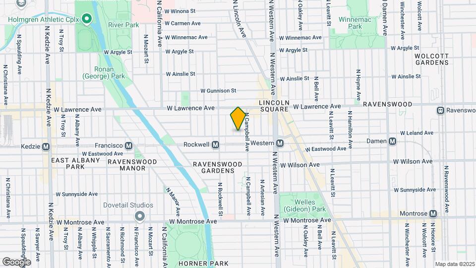2520 W Leland Ave Map and Location Details