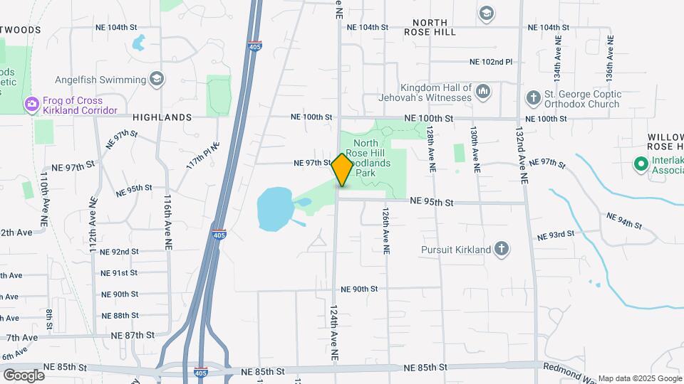 12404 NE 95th St Map and Location Details
