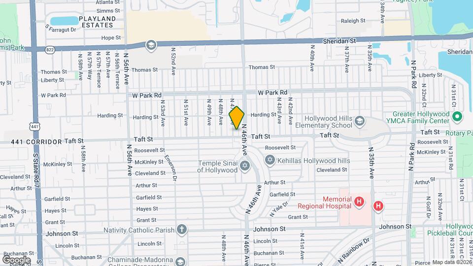1711 N 47th Ave Map and Location Details