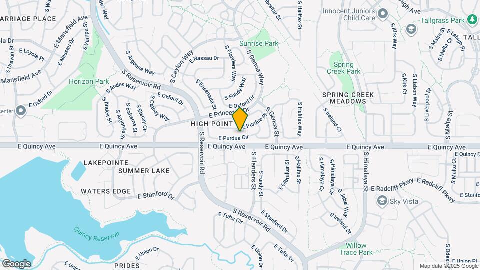 19519 E Purdue Cir Map and Location Details