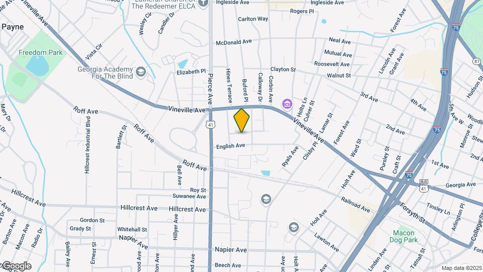 2512-2522 Delaware Ave Mapa y Detalles de la Ubicación
