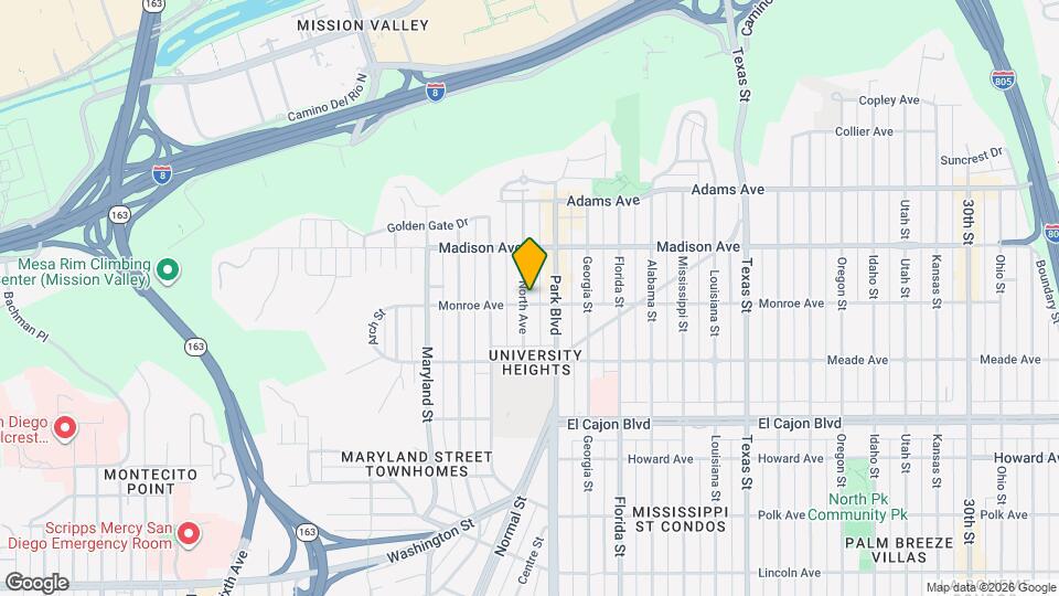 1704 Monroe Ave Mapa y Detalles de la Ubicación
