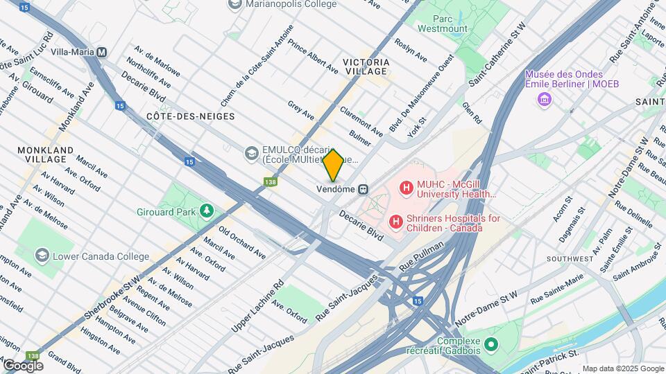 2015 Northcliffe Av Map and Location Details