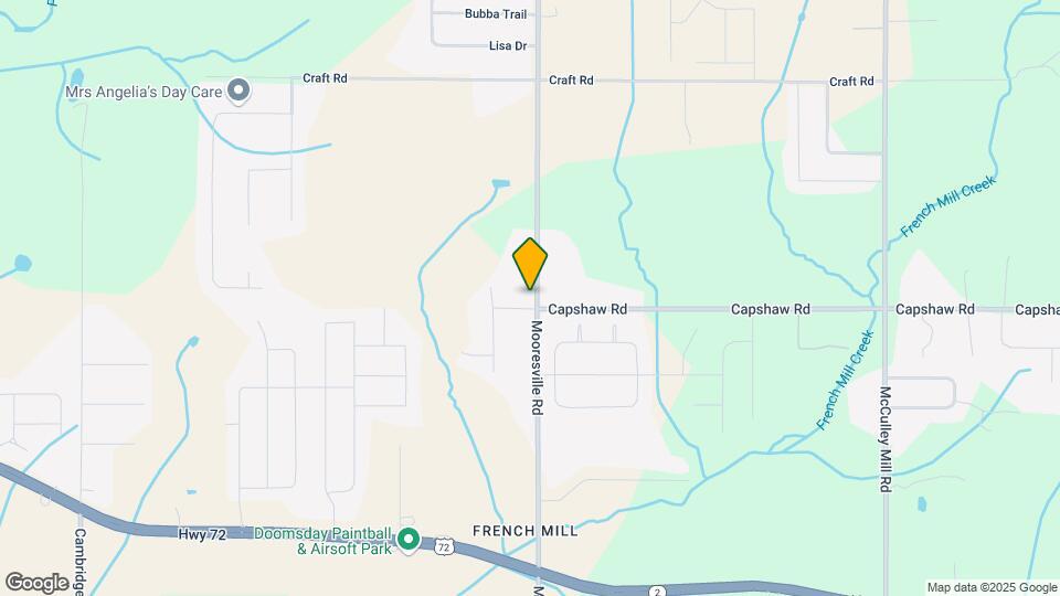 24985 Capshaw Rd Map and Location Details