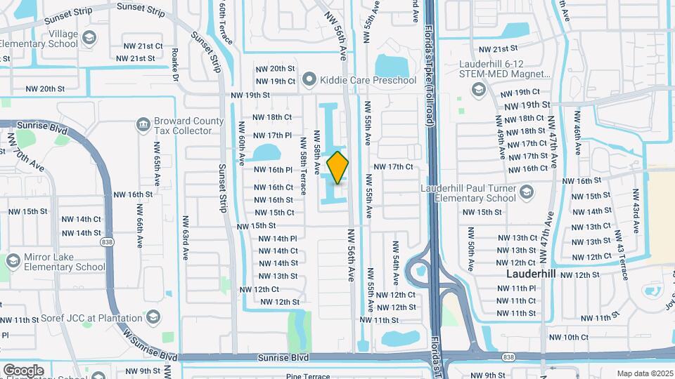 1649 NW 56th Terrace Map and Location Details